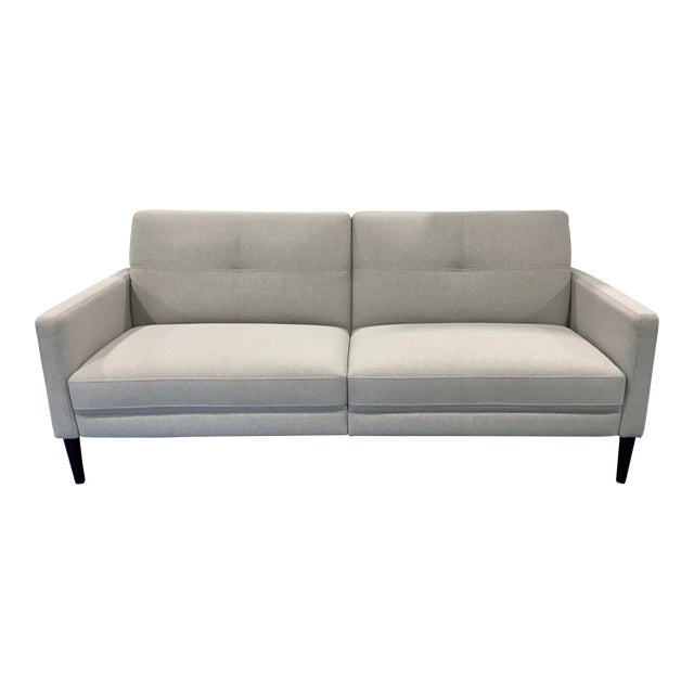 Modern Small Gray Sofa Chairish
