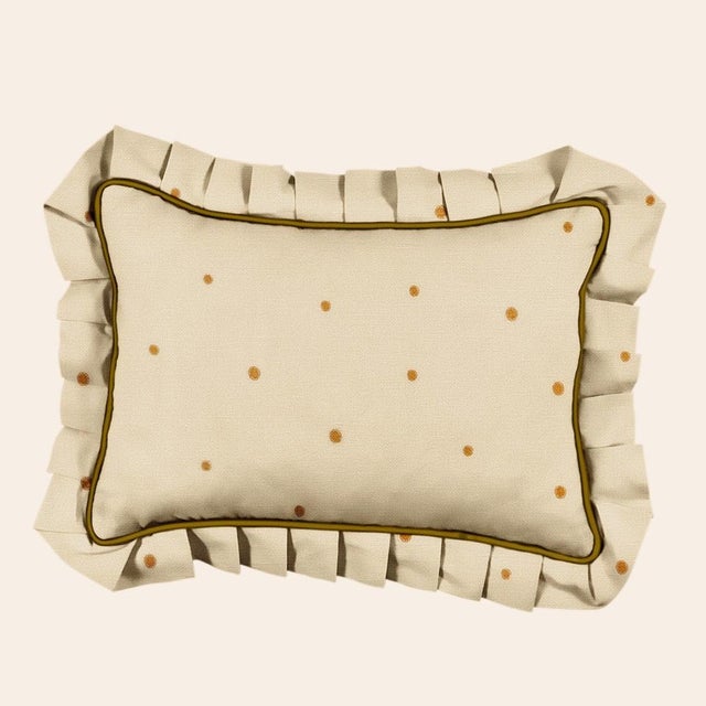 Dolce Daisies Cushion by Ceraudo For Sale - Image 4 of 4
