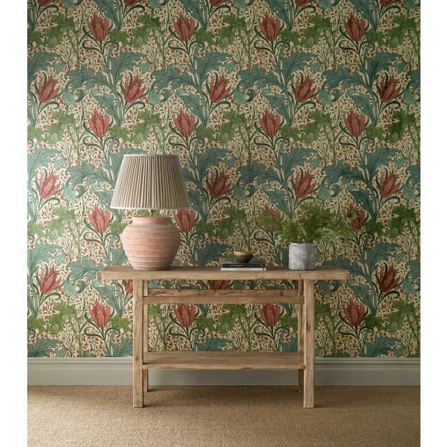 Originally sketched and coloured for wallpaper Lent Lily has been thoughtfully refined by the Morris & Co. design team....