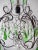1920s Italian Green Prisms Macaroni Swags Crystal Chandelier For Sale - Image 9 of 12
