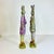 Vintage Boho Chic Shabby Chic Foil Wrapped Plaster Tall Rabbits - A Pair - Easter For Sale - Image 6 of 14