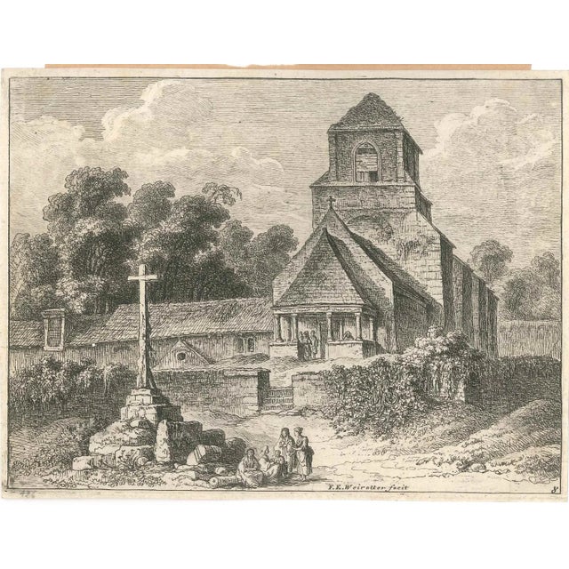Old Church is an original artwork realized by Franz Edmund Weirotter in the first half of the XVIII Century. Original...
