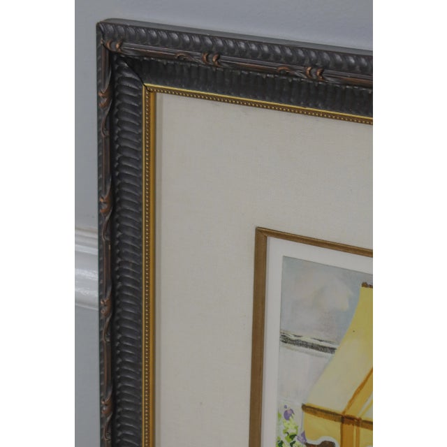 Age: C.1980s Details: Titled - Cafe Legend #25 Out Of 40 Russian Artist High Quality Construction Professionally Framed &...