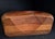 Mid-Century Modern Signed Mid-Century Hand-Carved Wood Desk Clock, No. 37 of 43 For Sale - Image 3 of 3