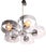 Space Age Chrome and Lucite Chandelier For Sale - Image 10 of 11