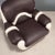Textile Vintage Italian Lounge Chairs in Leatherette, 1970s, Set of 2 For Sale - Image 7 of 10
