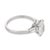 1950s Mid Century Gia 1.53 Carat Old Mine Cut Diamond Platinum Engagement Ring, Size 6 For Sale - Image 5 of 8