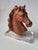 Tan Sculpture of a Horse's Head in Resin and Acrylic after Miguel Senserrich, 1920s-1940s For Sale - Image 8 of 8