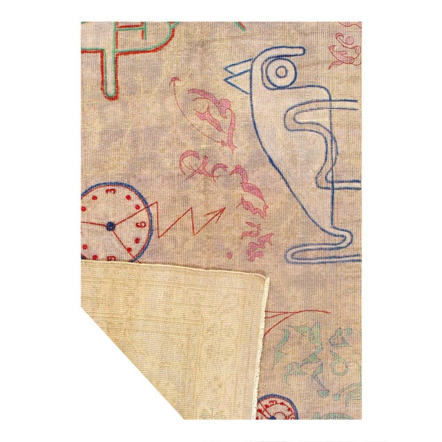 Modern Pasargad DC Fine Hand Knotted Modern Rug For Sale - Image 3 of 3