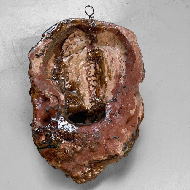 Ceramic Apotropaic Ceramic Mask by Rocco Condurso, Italy, 2010s For Sale - Image 7 of 9