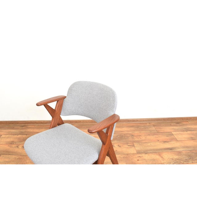 Mid-Century Modern Swedish Oak Chair from Broderna Johansson, 1960s For Sale - Image 10 of 12