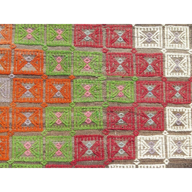 1960s 1960s Tribal Runner Rug - 29"x122" For Sale - Image 5 of 11