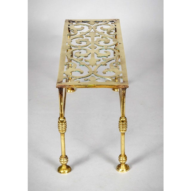 Late 19th Century Vintage Brass Trivet For Sale - Image 5 of 8