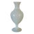 Antique French White Opaline Glass Vase For Sale