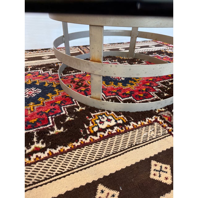 Early 21st Century Steel Drum Pedestal Coffee Table For Sale - Image 5 of 12