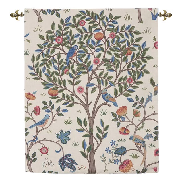 Kelmscott Tree Printed Tapestry - 75 X 61 Cm (2'6" X 2'0") - Requires Rod Size 2 For Sale