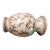 Ivory Cream Chinoiserie Hand Painted Birds W Branches/Flowers Motif Ornate Scroll Borders Free Shipping For Sale
