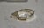 Vintage Artisan Hand Crafted Sterling Silver 14k Gold Modern Ring Sz 5.75 For Sale - Image 4 of 17