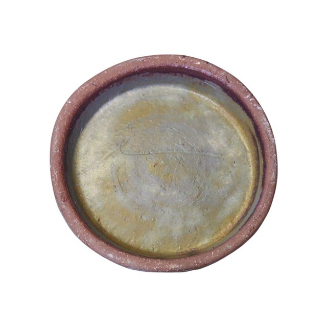 Late 20th Century Vintage Austin Lindsey Studio Pottery Decorative Bowl For Sale - Image 5 of 5