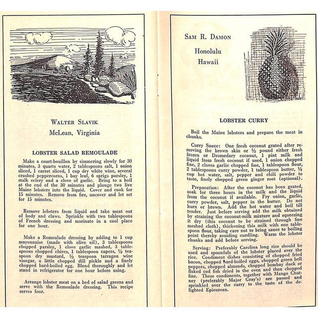 "Maine: 27 New Lobster Recipes" 1955 For Sale - Image 14 of 14
