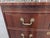Vintage Baker Furniture Flame Mahogany 5-Drawer Bowfront Chest of Drawers For Sale - Image 10 of 11