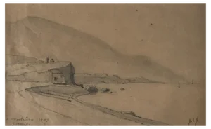Paul De Fabry, Marseille-Montredon, 1857, Pencil Drawing