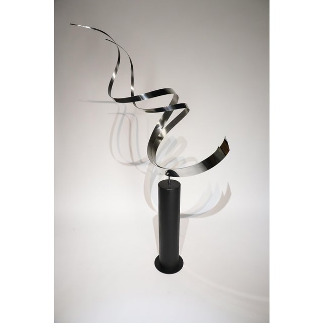 Large Curtis Jere Swirl Floor Sculpture For Sale - Image 15 of 18