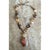 Mid-Century Modern Vintage Boho Multi-Gemstone Necklace With Pendant For Sale - Image 3 of 12