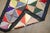 mid 20th century Amrican hooked rug with a diamong grid motif
