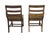 Pair of Mid 20th Century School Chairs With Woven Seats For Sale - Image 6 of 7