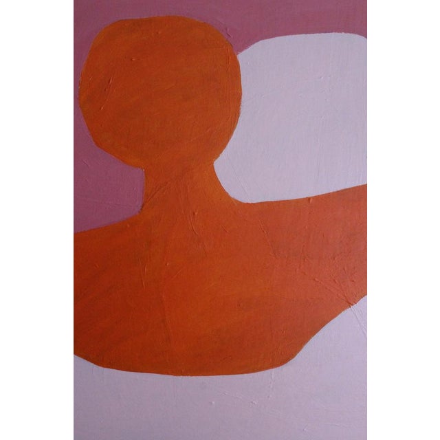 Green Bodasca, Can I Hold You Orange Version, 2025, Acrylic on Canvas For Sale - Image 8 of 12