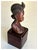 Ooak Carved African Woman Figural Trinket Box For Sale - Image 4 of 8