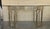 Mid Century Modern Italian Geometrical Brass Dining Table with Glass Top For Sale - Image 16 of 18