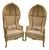Balloon Chair French Style Dark Beige Set For Sale