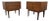 American of Martinsville Mid-Century Modern Two-Drawer Nightstands, Pair For Sale