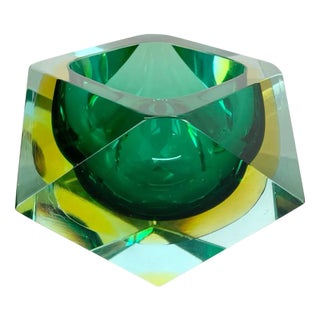 Murano Glass Sommerso Bowl Ashtray from Luigi Mandruzzato, Italy, 1970s For Sale