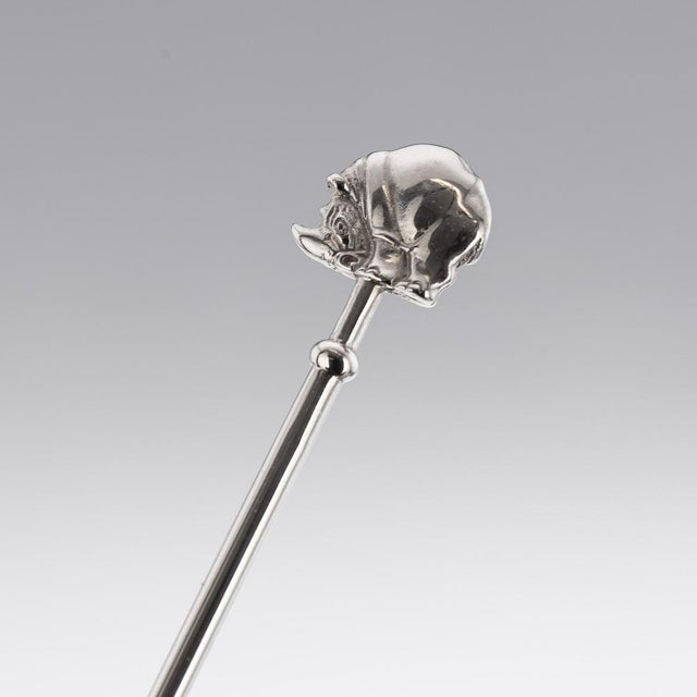 Silver Cased Cocktail Spoons from Patrick Mavros, Set of 6 For Sale - Image 3 of 9