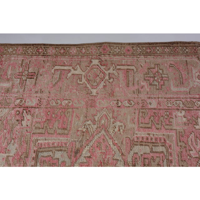 1940s Handmade Tribal Rug -6' 7'' X 8' 6'' For Sale In Tampa - Image 6 of 15