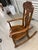 Wood Late 19th Century German Carved Wooden Rocking Chair Featuring a "Man Blowing the Wind" Motif. For Sale - Image 7 of 8