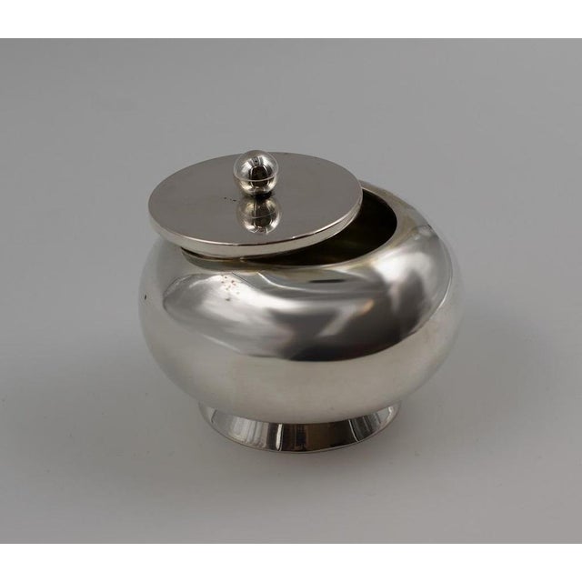 Vintage Sterling Silver Tea Set by Luigi Genazzi, Italy, 1930s For Sale - Image 4 of 11