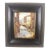 Vintage European Village Scene Oil Painting, Original Art Gold Washed Plaster Frame For Sale