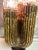 Gold Antique Gold Leaf Plaster Cactus Lamp For Sale - Image 8 of 12