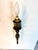 1990s Mid-Century Modern Wall Lights Brass Sconces - Pair For Sale - Image 4 of 8