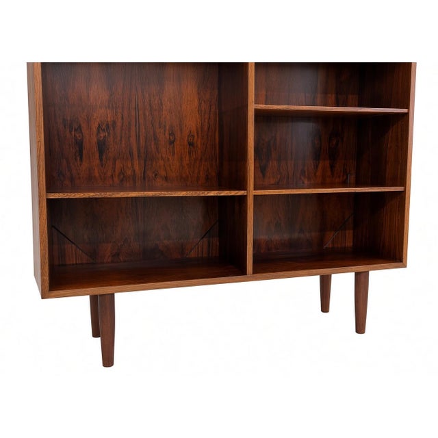 Wood Rosewood Model 6 Bookcase from Omann Jun Mobelfabrik, 1960s For Sale - Image 7 of 11