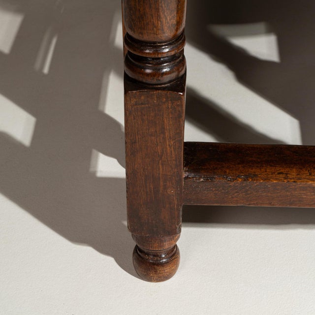 19th Century French Wooden Drop Leaf Table in Original Patina For Sale - Image 11 of 18