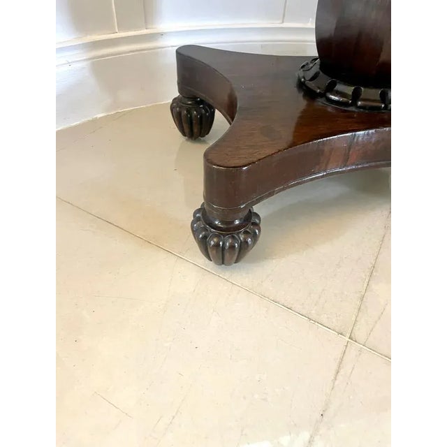 Regency Rosewood Tea/Console Table, 1830s For Sale - Image 11 of 13