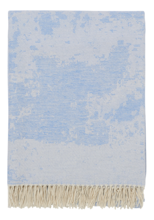 Blue Jacquard Plaid with Stucco Motif by Villa Como