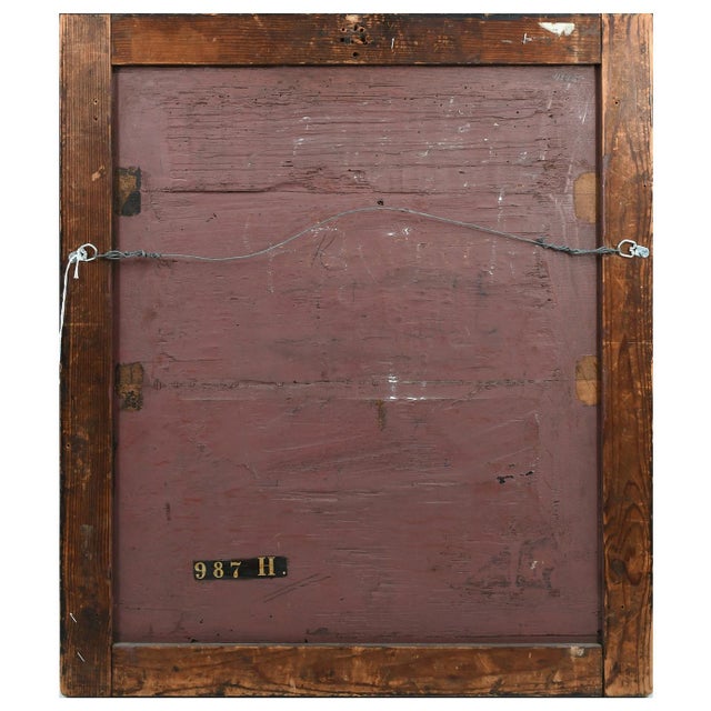 The Flagellation of Christ Oil on Wood Panel Painting, in the Style of Dutch Master Hieronymus Bosch. This evocative work...