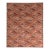 Rug & Kilim’s Distressed Ave Rug in Rust and Navy, 4x6 For Sale