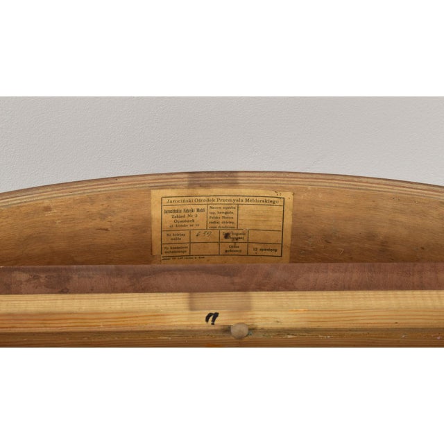 Mid-Century Polish Oak Extendable Dining Table, 1960s For Sale - Image 13 of 14